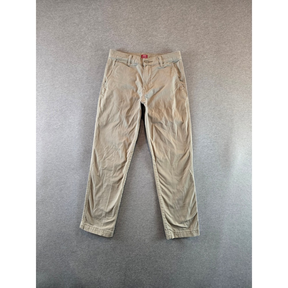 Levis XX Chino Pants Mens 28x29 Khaki Tan Relaxed Straight Skater Casual